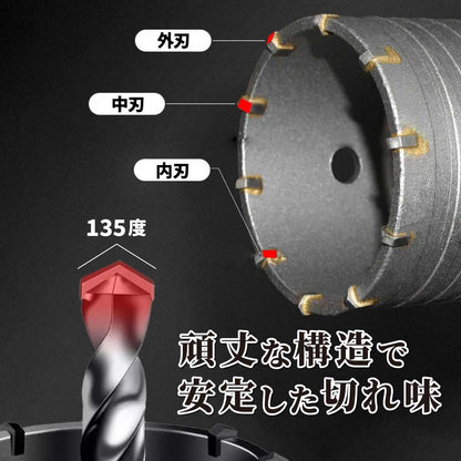 コンクリート用ドリル ホールソー SDSプラスシャンク