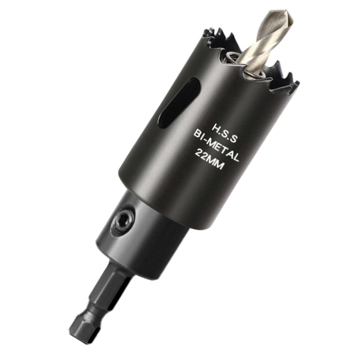 【インパクトドライバー対応】バイメタルホールソー（六角軸6.35mm）ブラック